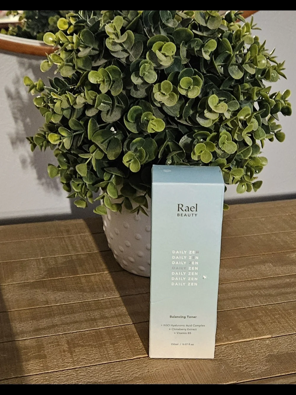 Rare Beauty Toner in pale blue packaging
